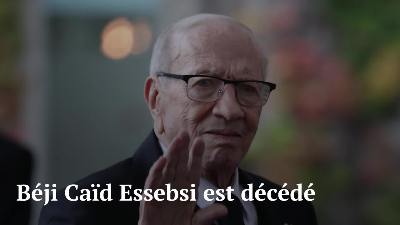 Le président de la Tunisie, Béji Caïd Essebsi, est mort