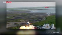 SpaceX'in uzay aracı kalkışı sırasında alev aldı