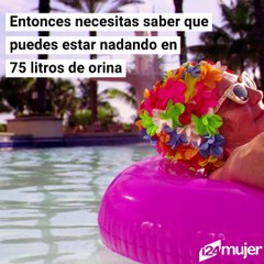 Estudio: ¿Cuánta orina puede haber en una piscina?