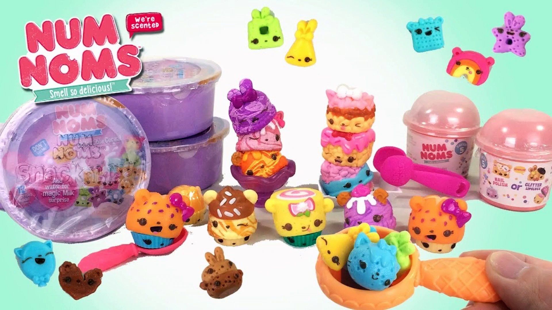 Scented Lip Gloss + Nail Polish Series 5 Surprise Num Noms Blind Bags 