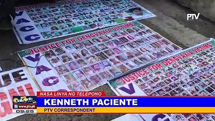 Mga pamilya ng mga biktima ng Dengvaxia, patuloy na sumisigaw ng katarungan