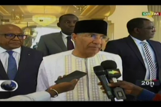 ORTM/Le Président de la république, Ibrahim Boubacar Keïta a reçu une délégation de l’ASECNA et de la force BARKHANE