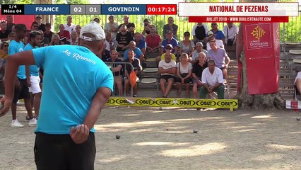 National de Pézenas 2019, le jubilé ! Quart FRANCE (Dream Team) vs GOVINDIN