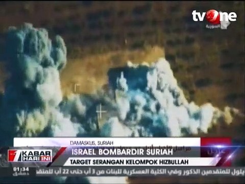 Bombardir Suriah, Israel Targetkan Kelompok Hizbullah