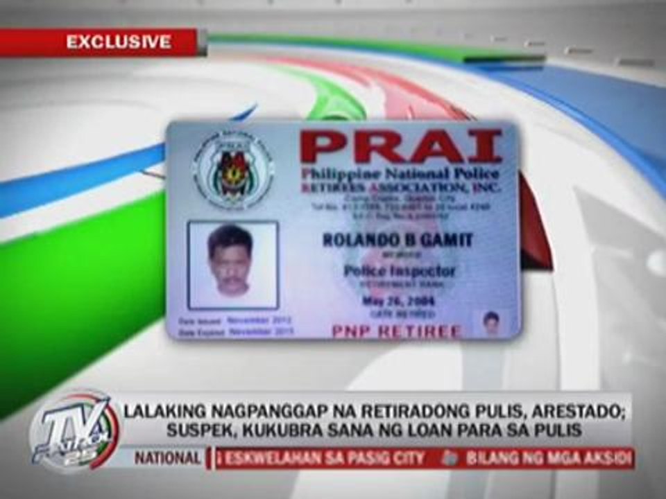 Man posing as retired cop arrested