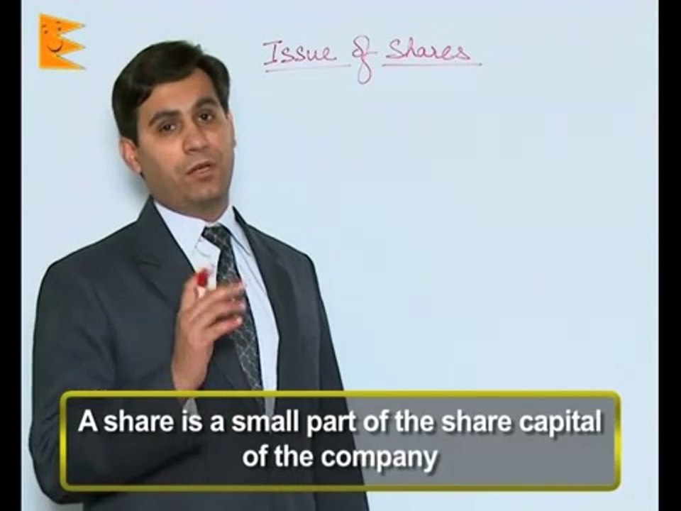Issue of shares