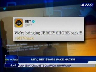 MTV, BET stage fake hacks