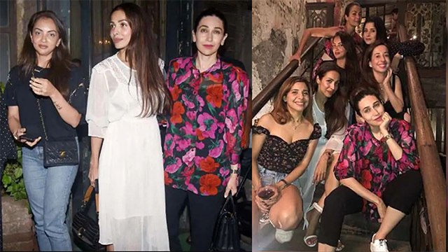 Karisma Kapoor's NIGHT OUT with Malaika Arora, Amrita Arora & Maheep Kapoor; Check Out | FilmiBeat