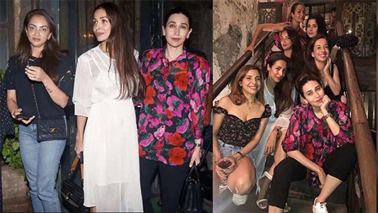 Karisma Kapoor's NIGHT OUT with Malaika Arora, Amrita Arora & Maheep Kapoor; Check Out | FilmiBeat