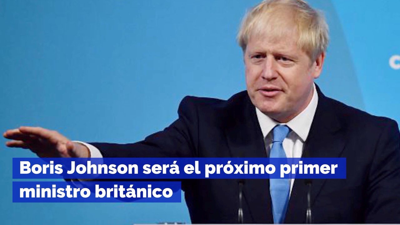 Boris Johnson será el próximo primer ministro británico