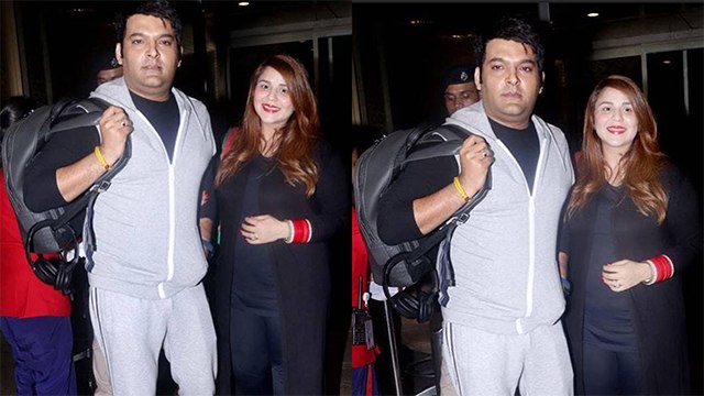 The Kapil Sharma Show: Kapil Sharma & wife Ginni Chatrath fly for their baby moon | FilmiBeat