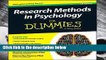 Lire en ligne Research Methods in Psychology For Dummies Lire le nouveau livre