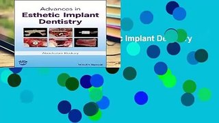 R.E.A.D Advances in Esthetic Implant Dentistry D.O.W.N.L.O.A.D