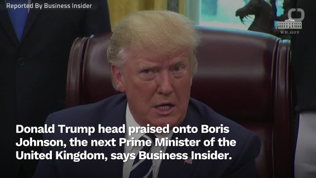Donald Trump Congratulates Boris Johnson's Victory Calling Him 'Britain Trump'