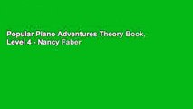 Popular Piano Adventures Theory Book, Level 4 - Nancy Faber