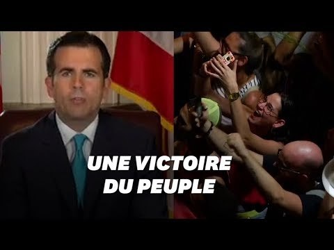 Le gouverneur de Porto Rico démissionne après les manifestations géantes