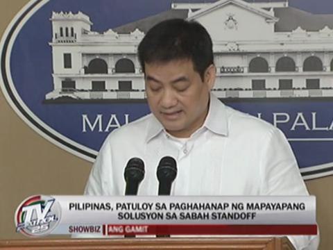 DFA: Kiram group laying down arms only way to end bloodshed