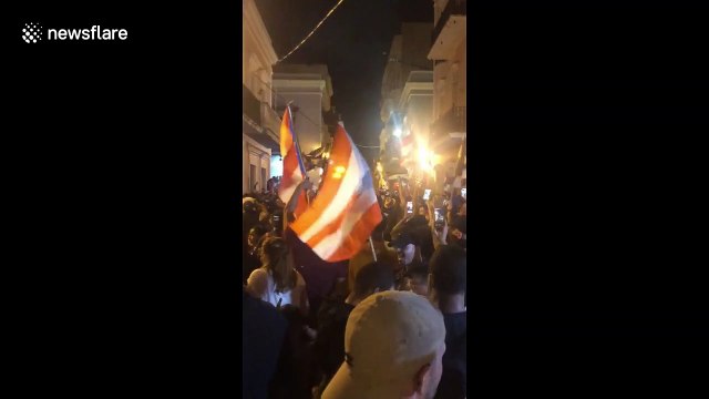 Puerto Ricans celebrate governor's resignation following mass protests