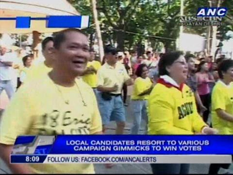 Local candidates resort to various campaign gimmicks to win votes