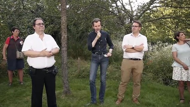 Apéro Républicain à Paris autour de @GLarrive à Paris - son discours