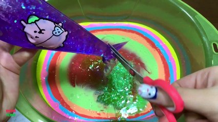 Special Series #Piping Bags | Making Glitter Slime with Piping Bags ❤️18| Perfect Slime |