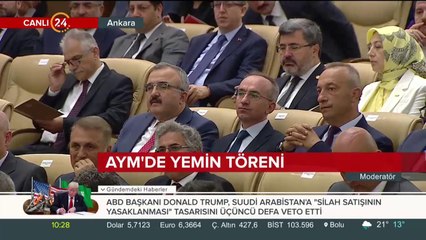 AYM'de yemin töreni