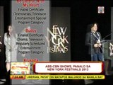 ABS-CBN wins big at New York Festivals