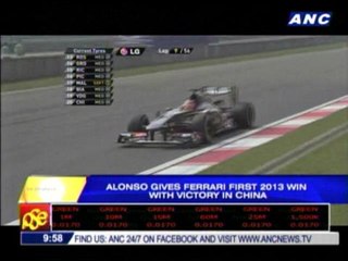 Alonso gives Ferrari first win in 2013