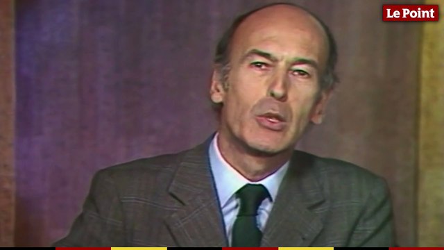 1974 : le candidat Valéry Giscard d'Estaing se présente à la présidentielle