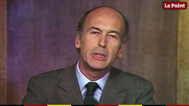 1974 : le candidat Valéry Giscard d'Estaing se présente à la présidentielle