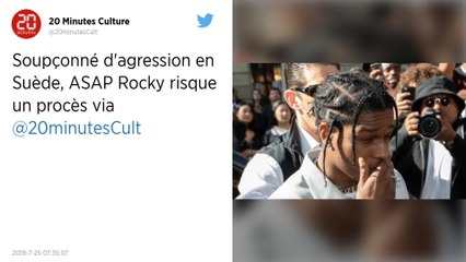 Le rappeur ASAP Rocky renvoyé devant un tribunal suédois pour violences
