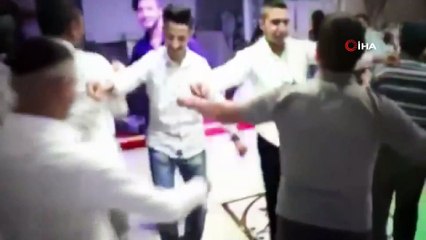 Çocuk damadın vurulma anı kamerada