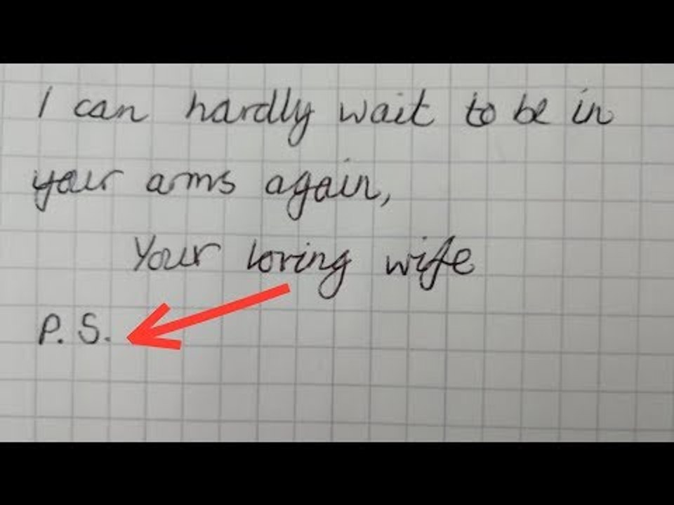 When The Husband Read The Letter From His Wife, He Ran Straight Into The Garage