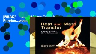 [READ] Heat and Mass Transfer: Fundamentals and Applications
