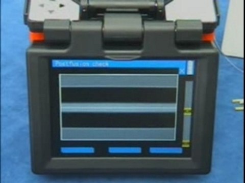 Demonstration soudure fibre optique T39