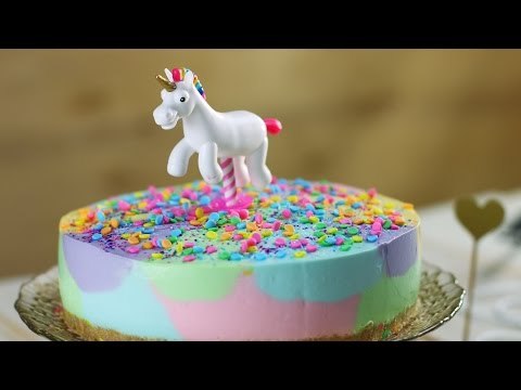Even Tough Guys Can't Resist The Sweet Delight That Is Unicorn Cheesecake