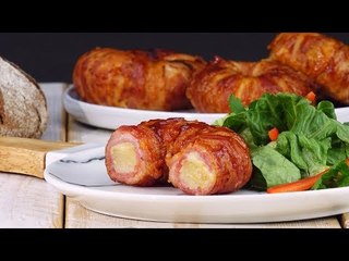 Wrap Pineapple, Cheese & Onion Rings In Bacon – The Result Is Too Good To Be True