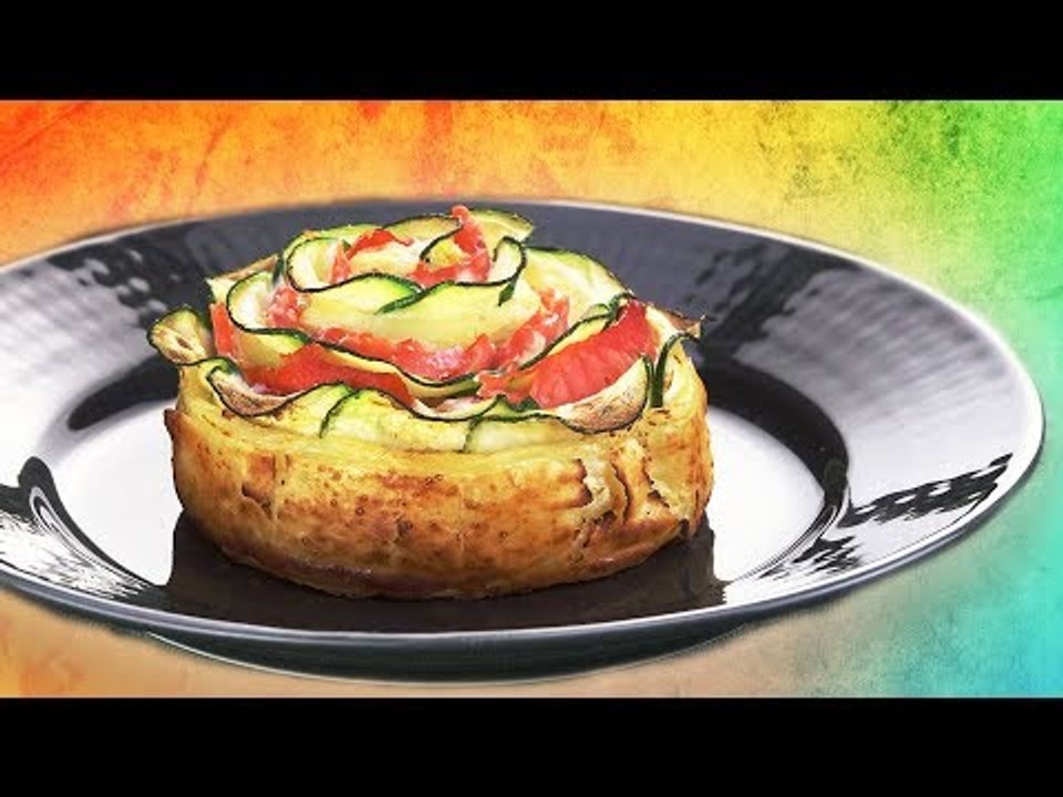 Zucchini & Smoked Salmon Rolls Make The Perfect Appetizer