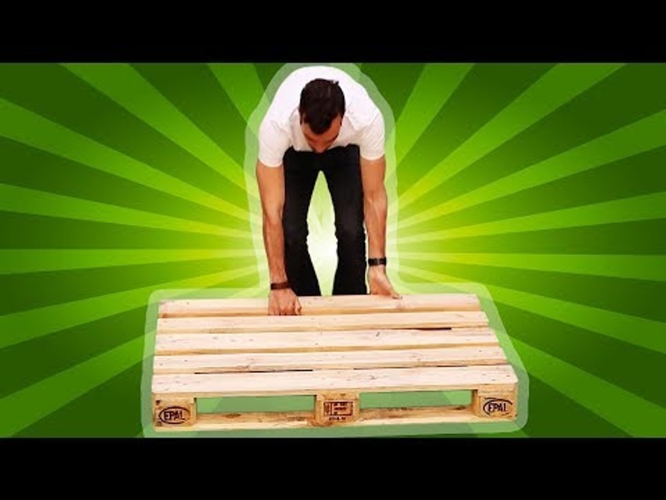 Construire une magnifique corbeille de plage avec seulement 8 palettes !