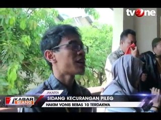 Tak Terbukti, 10 Terdakwa Kasus Kecurangan Pileg 2019 Bebas