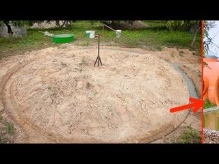 Un cercle dans le sable. Après 6 semaines, ça donne ÇA !