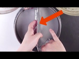 Fold The Aluminum Foil & Place It JUST SO In The Pan. The...