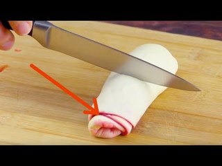 You've Never Used Red Like This On Dough! Mmmm, Yummy!