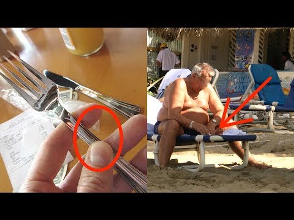 Mettez la fourchette dans votre bouche. Après quelques secondes...