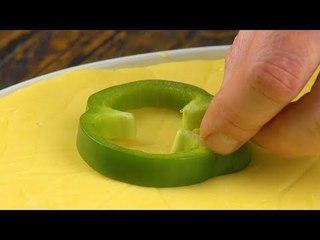 Firmly Press The Pepper Onto The Surface Until There's Nothing Left On The Plate!