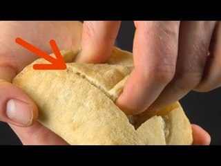 Cut Rectangles In The 9 Bread Rolls & The Rest Is History!