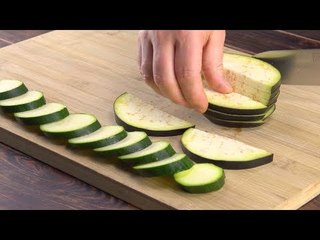 Cut The Zucchini 10x & Put It On The Board. What Comes Next Is So Cool!