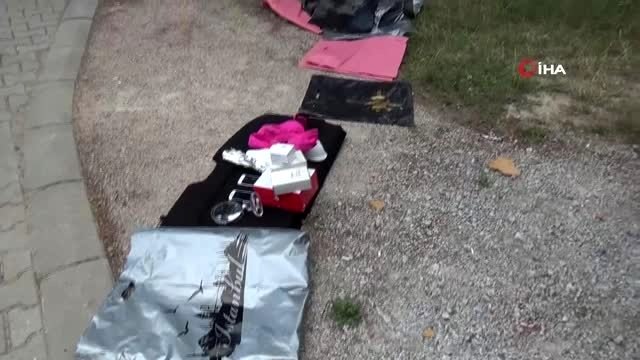 En ilginç hırsızlık yöntemi...Alüminyum folyo ve sütyen düzeneğiyle hırsızlık yaptılar