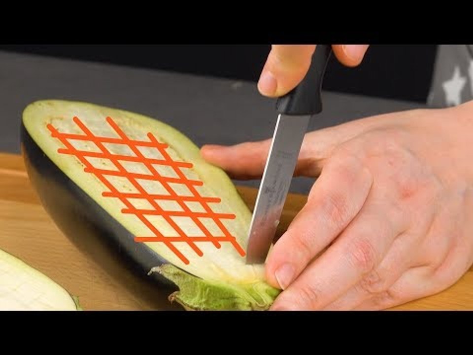 Here's Why He Cuts THIS Design Into The Veggie. That's Simply Heavenly!