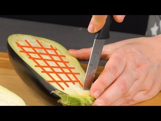 Here's Why He Cuts THIS Design Into The Veggie. That's Simply Heavenly!